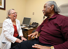 Photo of a doctor and patient. Link to Closely Held Business Stock. stock.jpg